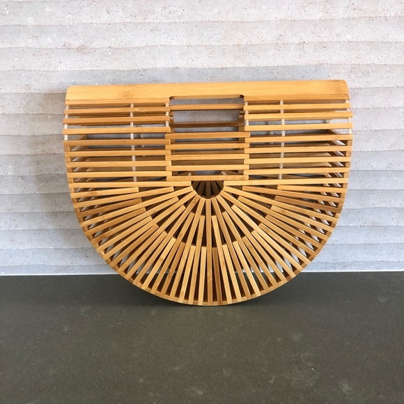 LAST 1 - PALM BEACH Bamboo Bag - Picture 3 of 6